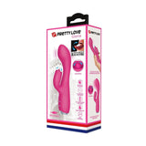 Scatola confezione vibratore Pretty Love Gloria rosa con specifiche impermeabile e silicone morbido