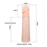 Guaina Realistica 18.4 cm Ø 4 cm