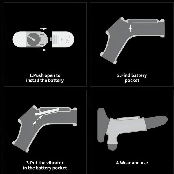 Guaina Vibrante Pene e Testicoli con Nervature