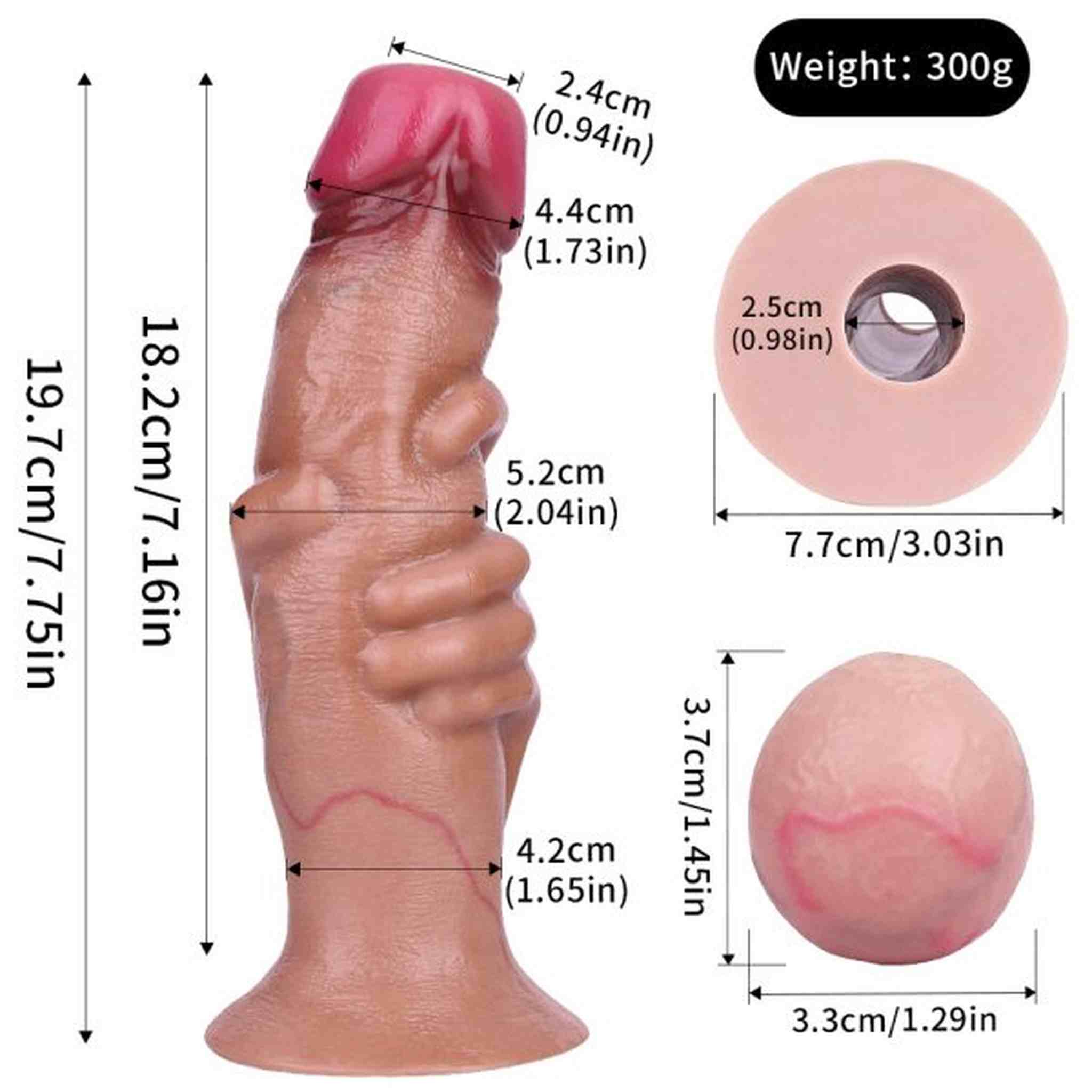 Hand-pump egg-laying dildo for women masturbator