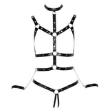 Harness con manette e collare