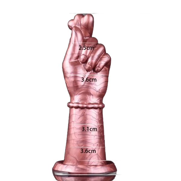 Heart-to-heart Gesture Big Dildo Soft Silicone Dildo For Women Vaginal Massage Masturbator