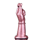 Heart-to-heart Gesture Big Dildo Soft Silicone Dildo For Women Vaginal Massage Masturbator