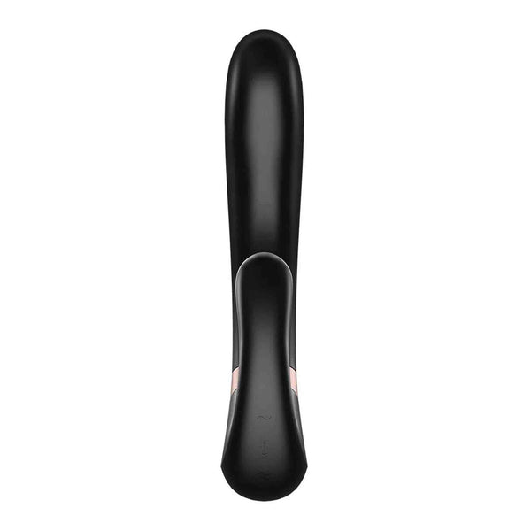Retro vibratore Heat Wave nero Satisfyer con impugnatura ergonomica e controlli