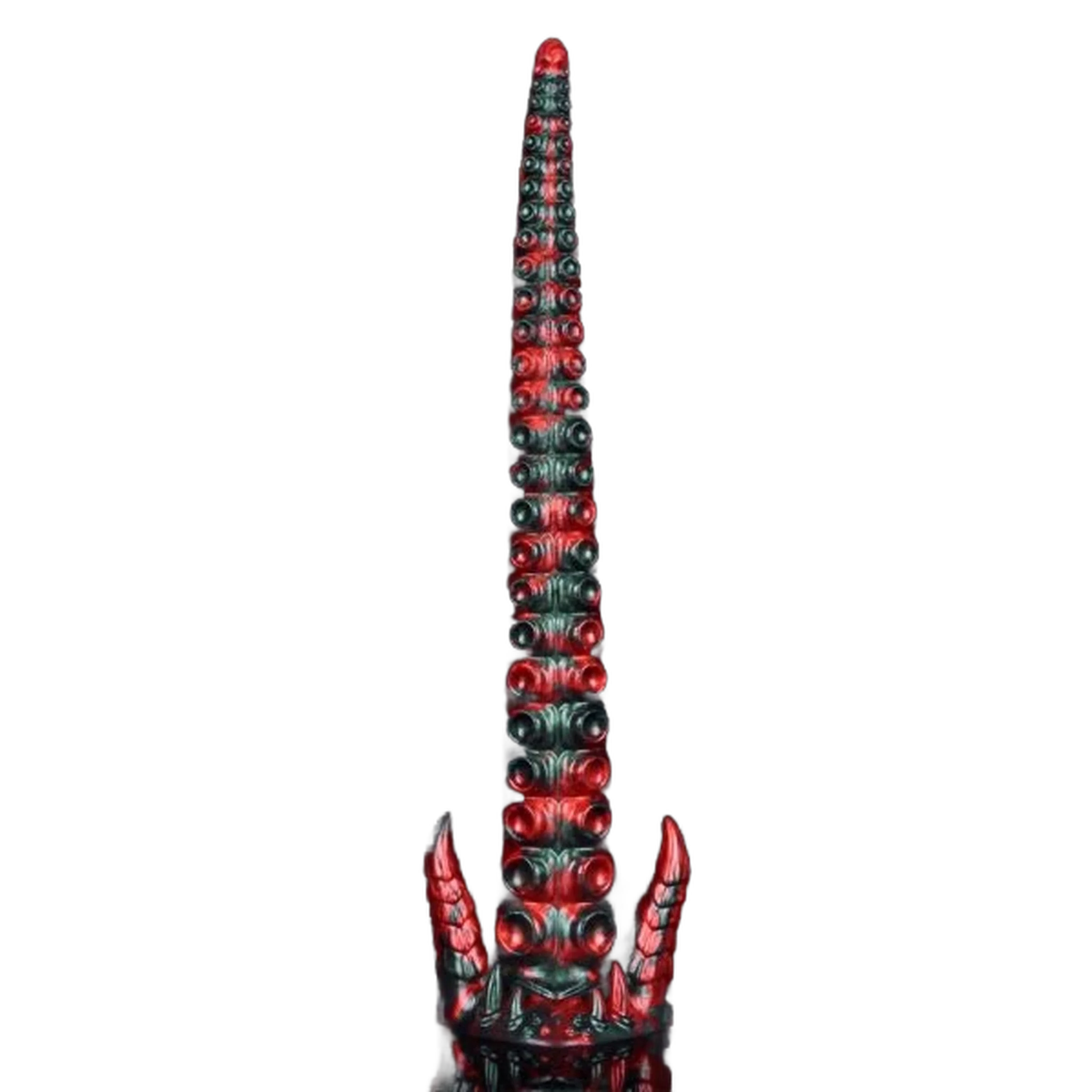 Hellfire Monster Tentacle Red Devils Penis Dildo Fantasy Dildo Silicone Masturbator