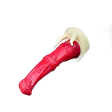Dildo Hellfire Vicky silicone rosso artigli base zampa