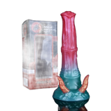 Dildo Hellfire Vicky silicone confezione NNSX rosso-turchese