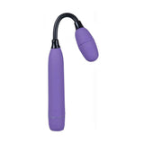 Vibratore Hey Mr.Flex viola con arco pronunciato e testa orientata lateralmente