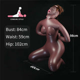 Horny Cowgirl Doll - Volto in 3D, Capelli e Inserti Super Realistici in Silicone