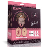 Horny Cowgirl Doll - Volto in 3D, Capelli e Inserti Super Realistici in Silicone