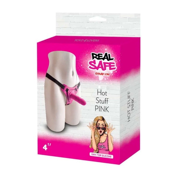 Scatola strapon rosa Hot Stuff 4 pollici Toyz4Lovers design muratura