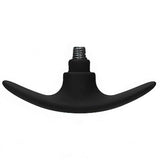 Interchangeable Butt Plug Set - Rounded Large - Black