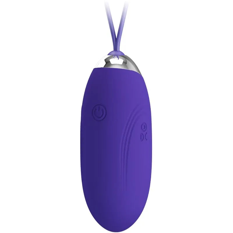 Jenny Ovetto Vibrante Wireless con 12 modalità di vibrazione - Silicone, Viola