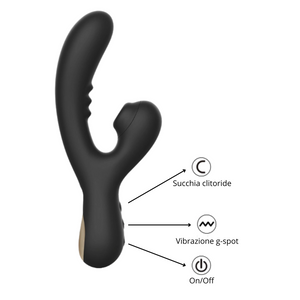 Joanna Vibratore Rabbit con Succhiaclitoride