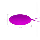 Joanne, ovetto vibrante wireless - 12 modalità di vibrazione, silicone, viola