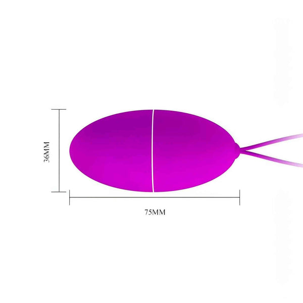 Joanne, ovetto vibrante wireless - 12 modalità di vibrazione, silicone, viola