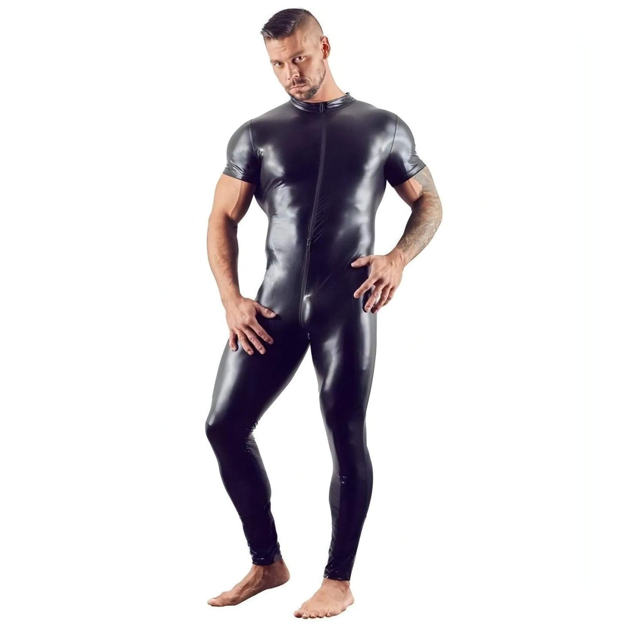 Jumpsuit Uomo Nero Lucida