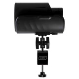 Vista posteriore clamp da tavolo nero Kiiroo con articolazione a sfera e vite