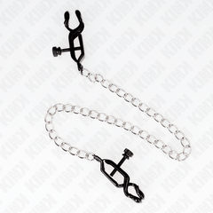 KINK - FLAT CHAIN NIPPLE CLAMPS SILVER 30 CM