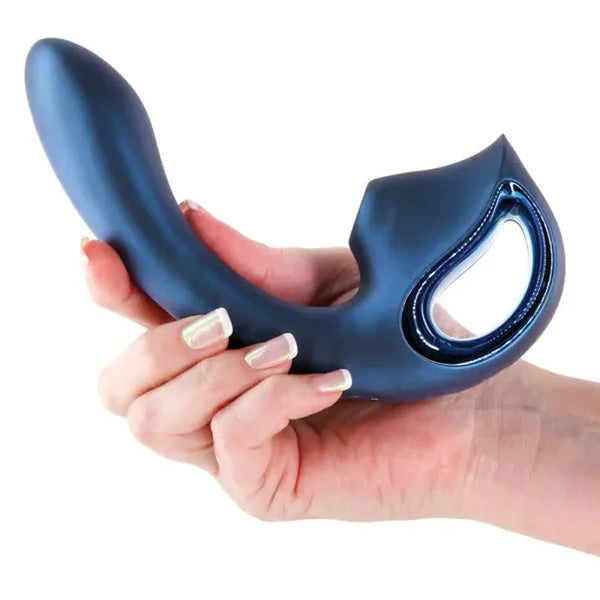 Kaia Vibratore Multifunzione Elegante 2 in 1 Vibratore e Succhiaclitoride