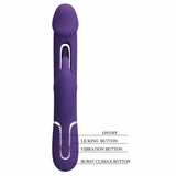 Kampas Vibratore Rabbit con Lingua Punto G