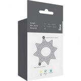 Retro confezione anelli fallici TPE grigio fumo impermeabili senza lattice