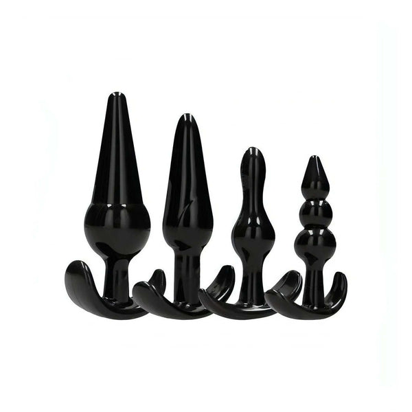 Kit di 4 plug anali - Nero