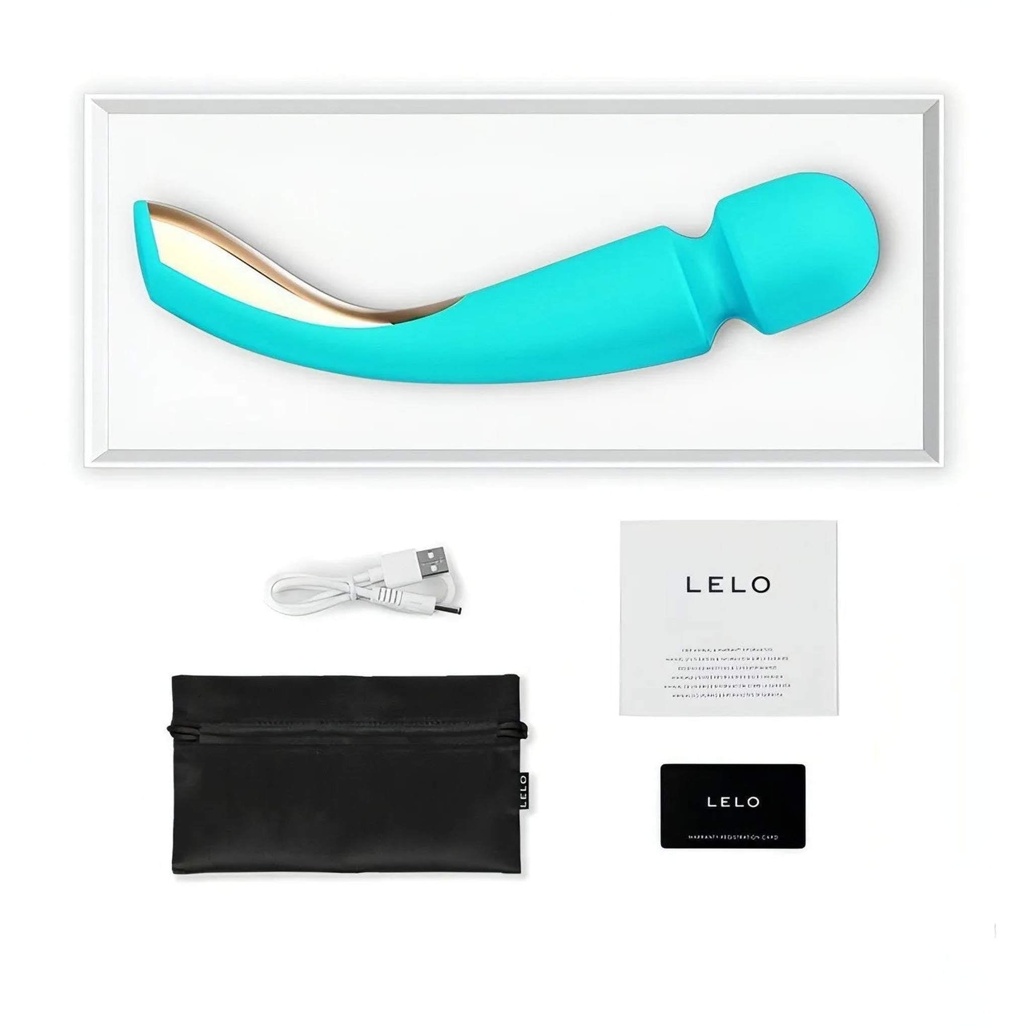 LELO Smart Wand 2 - Large, Aqua
