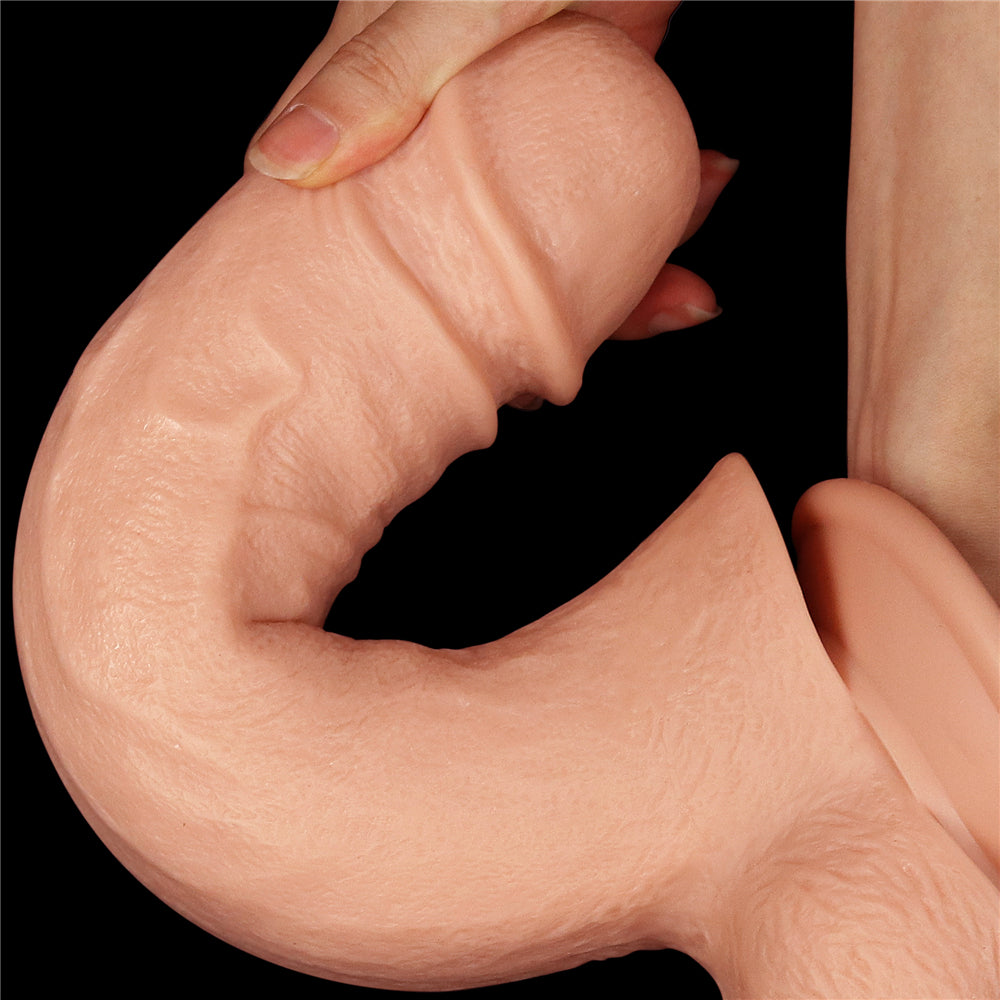 Dildo Doppio Con Ventosa 30-33 cm. Ø 5.5-6.8 cm