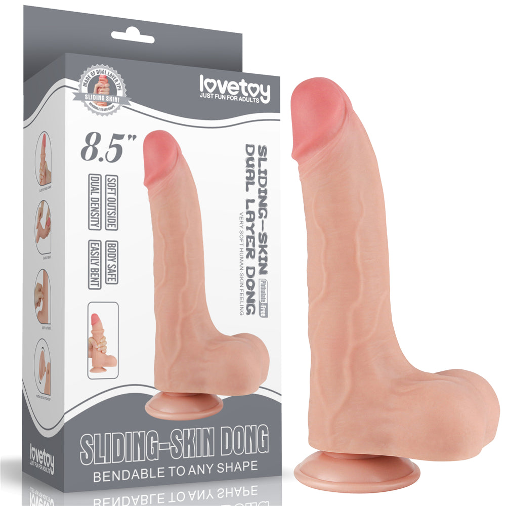 Fallo Scappellabile come un pene vero 8.5'' - Rosa Carne