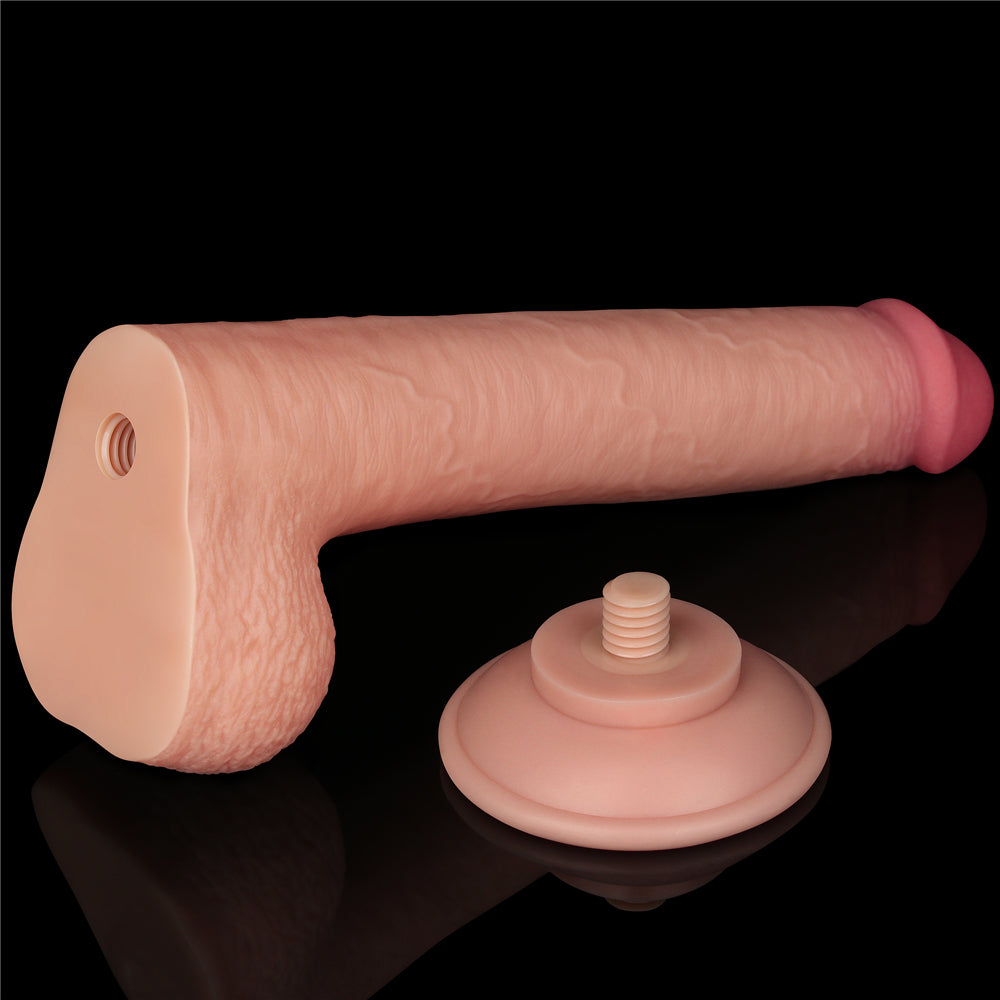 Fallo Super Realistico con Pelle Scorrevole come un Membro Vero - 9'' Rosa Carne