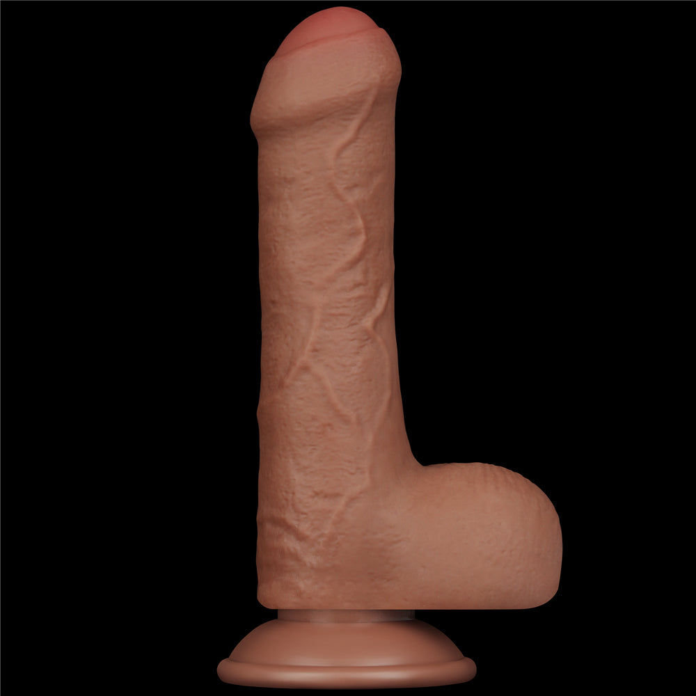 Dildo Mulatto con Pelle Scorrevole 7''