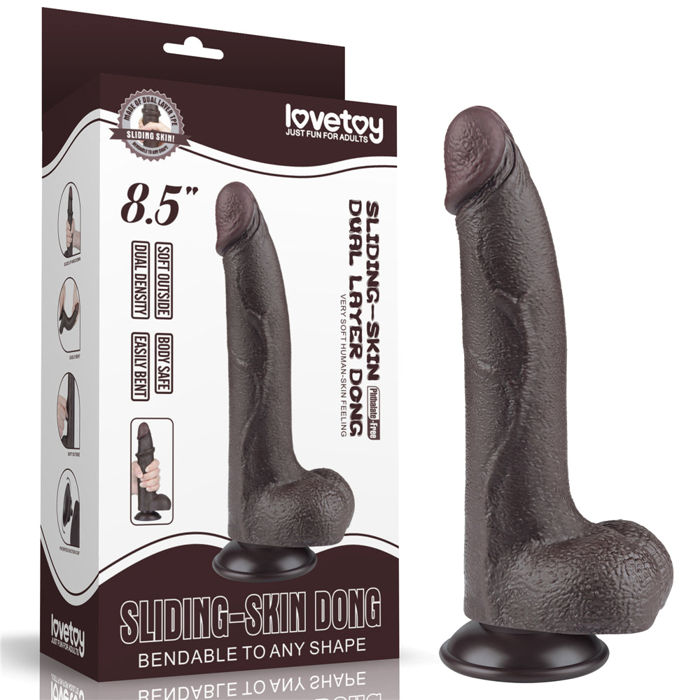 Fallo Scappellabile come un pene vero 8.5'' - Nero