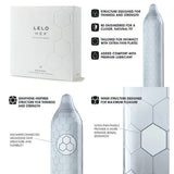 Lelo Hex Natural – Confezione da 3 profilattici