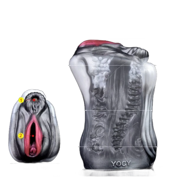 Liquid silicone Masturbator for men