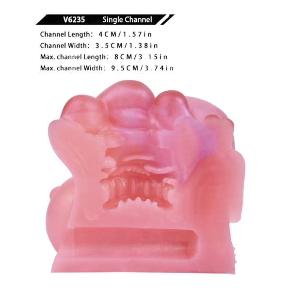 Liquid silicone Vibrating Masturbator
