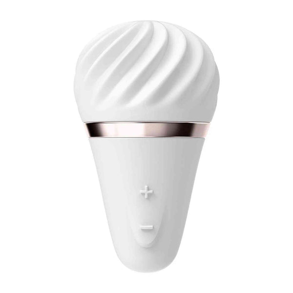 Pulsanti controllo vibratore Lay-on Satisfyer bianco vista frontale