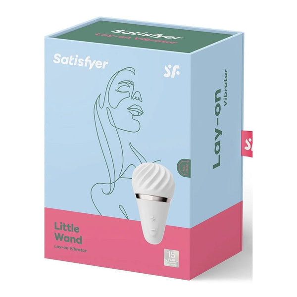 Confezione vibratore Little Wand Satisfyer bianca garanzia 15 anni