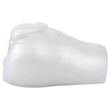 Maialino silicone bianco profilo laterale marchio GEEBA inciso