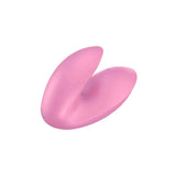 Vibratore a dito Satisfyer Love Riot rosa flessibile vista laterale