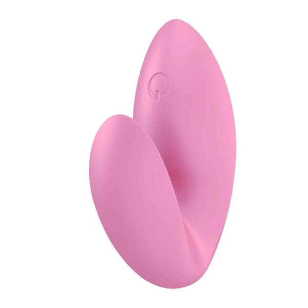 Vibratore a dito Satisfyer Love Riot rosa con interruttore power