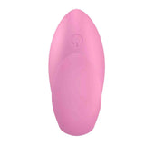 Satisfyer Love Riot vibratore a dito rosa con simbolo di accensione