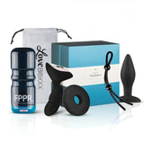 Set erotico completo Loveboxxx per coppia con masturbatore e accessori in silicone