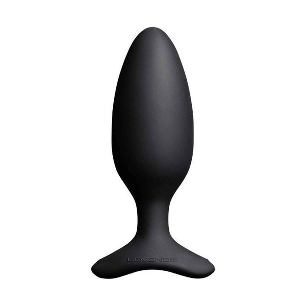 Plug anale Lovense Hush 2 nero in silicone medico, controllo app smartphone