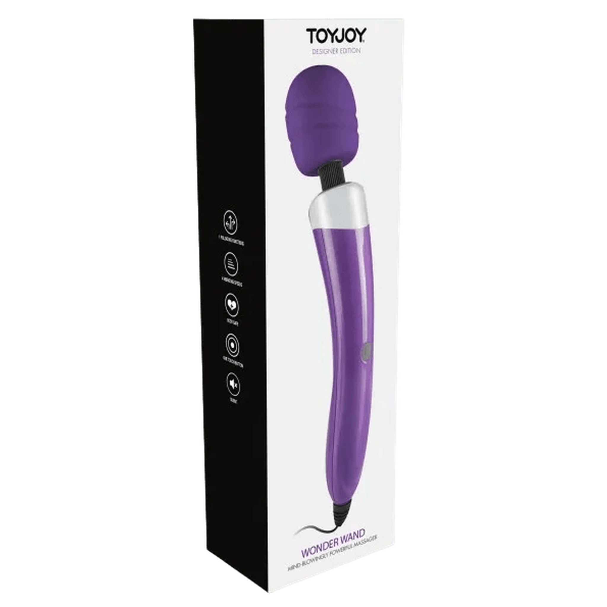 MEGA Wand a Corrente con 4 diverse intensità di vibrazione - 100/240V