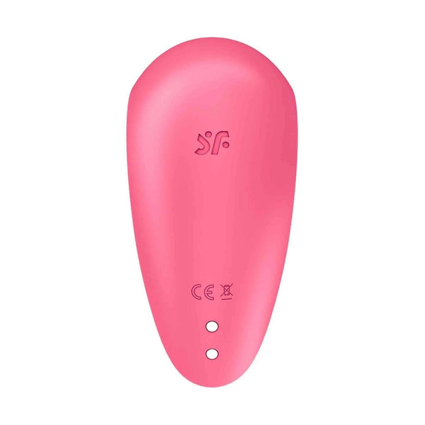 Retro vibratore Satisfyer Magnetic Deep Pulse rosa con logo sf e porte ricarica