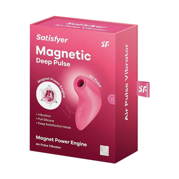 Confezione vibratore Satisfyer Magnetic Deep Pulse Air Pulse rosa