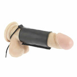 Manicotto per pene in pelle