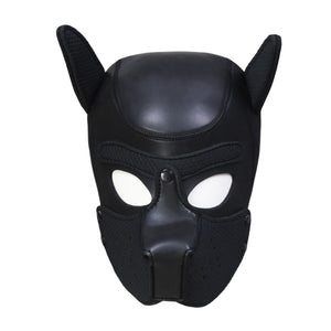 Neoprene Puppy Dog Hood – Maschera BDSM in Neoprene per Puppy Play