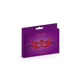 Confezione maschera Eclipse Voie Lactée rosso pizzo da appendere